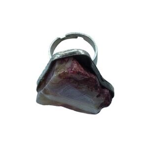 Agate Chunky Adjustable Ring Size Boho Festival Desert